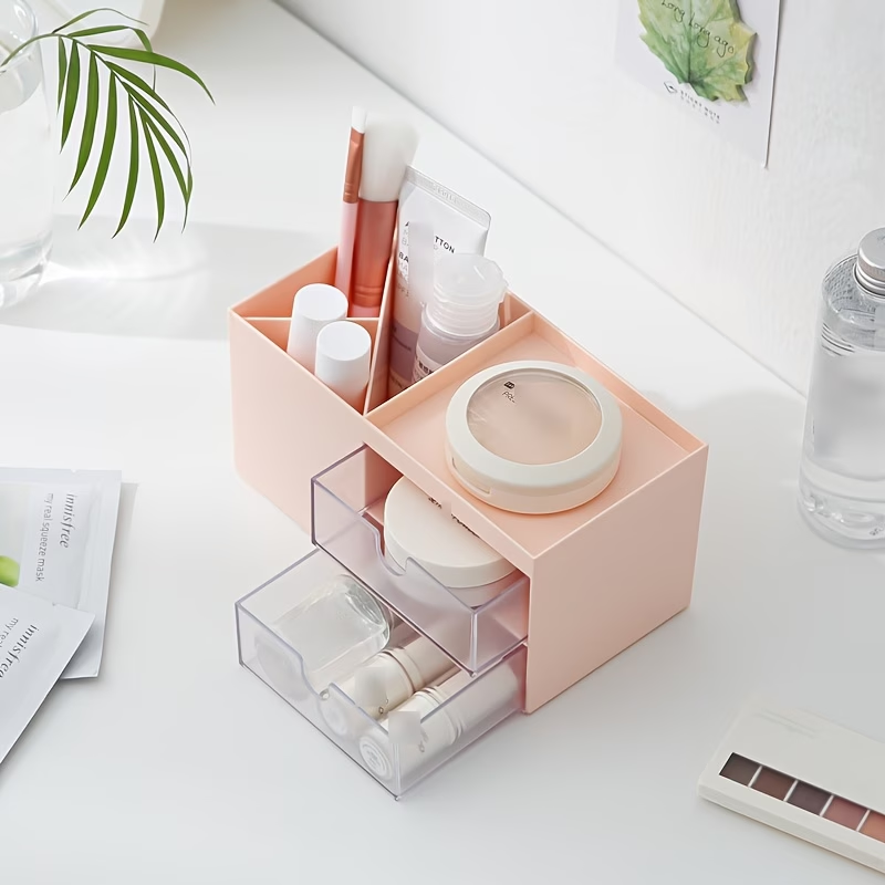 Drawer-style storage, multi-functional stationery storage box