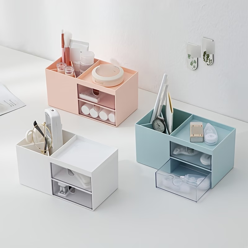 Drawer-style storage, multi-functional stationery storage box