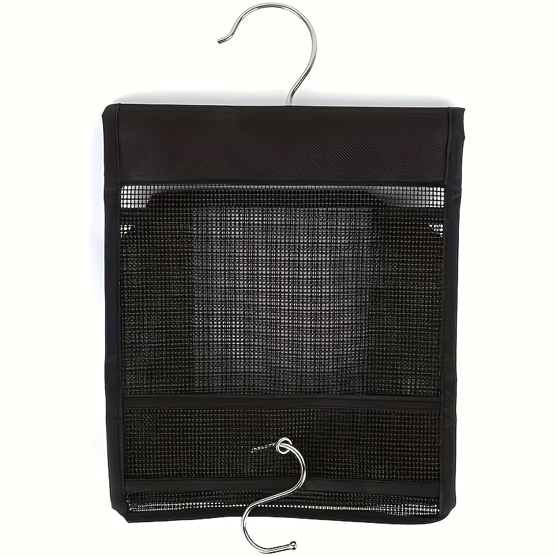 1 mesh shower storage hook, multi-functional hanging bathroom basket, easy to install
