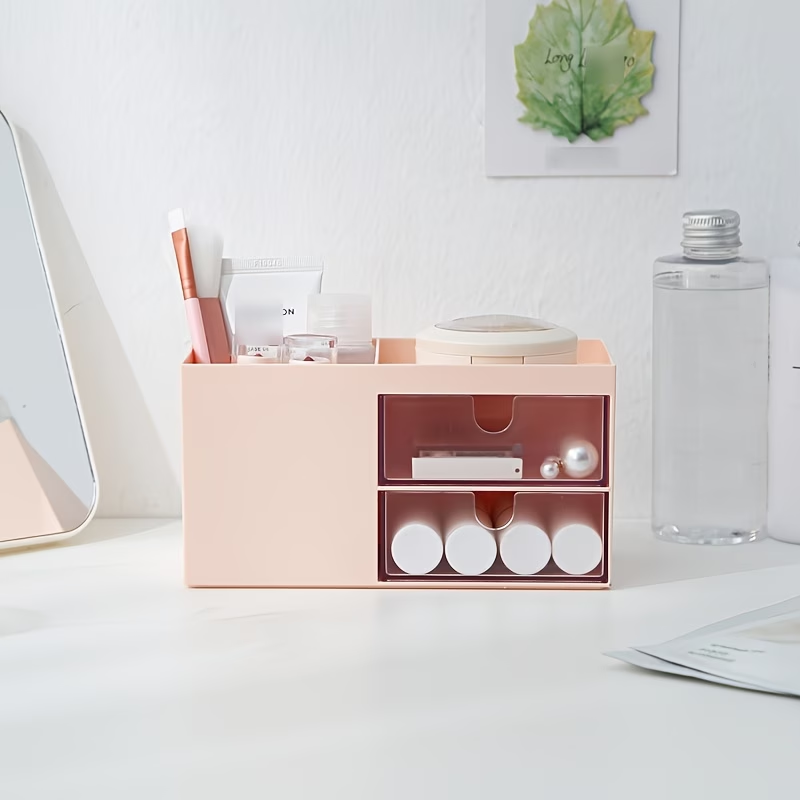 Drawer-style storage, multi-functional stationery storage box