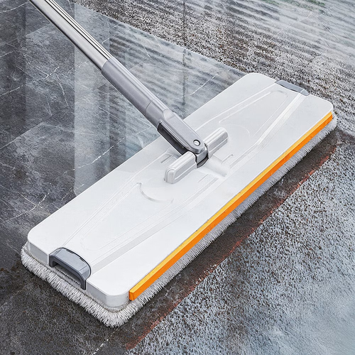 2-in-1 Hands-Free Flat Mop and Bucket Set - Wet and Dry Separation