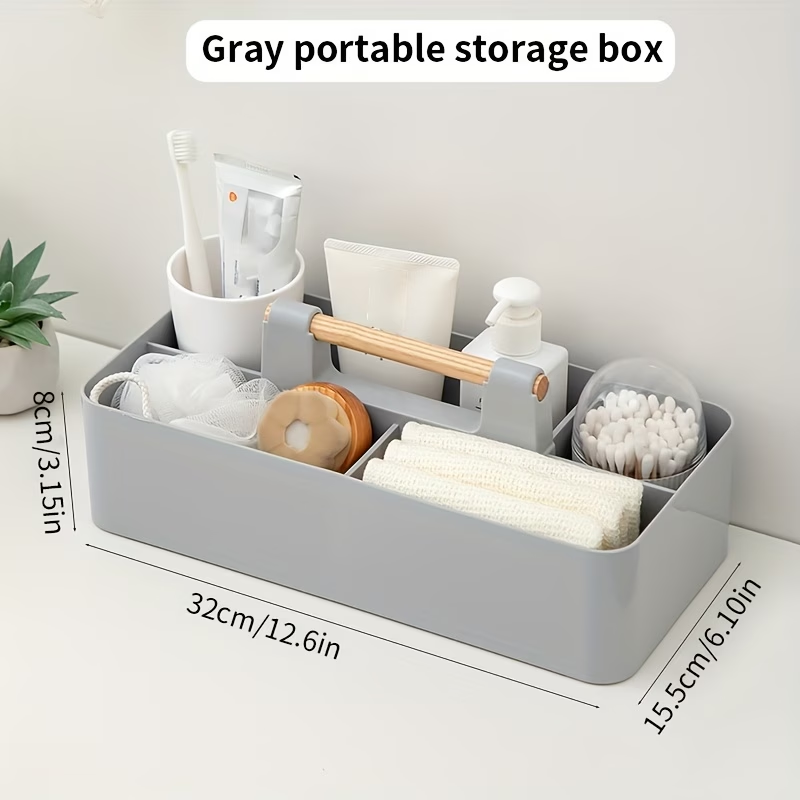 Stackable Bathroom Storage Box - Portable Storage Box