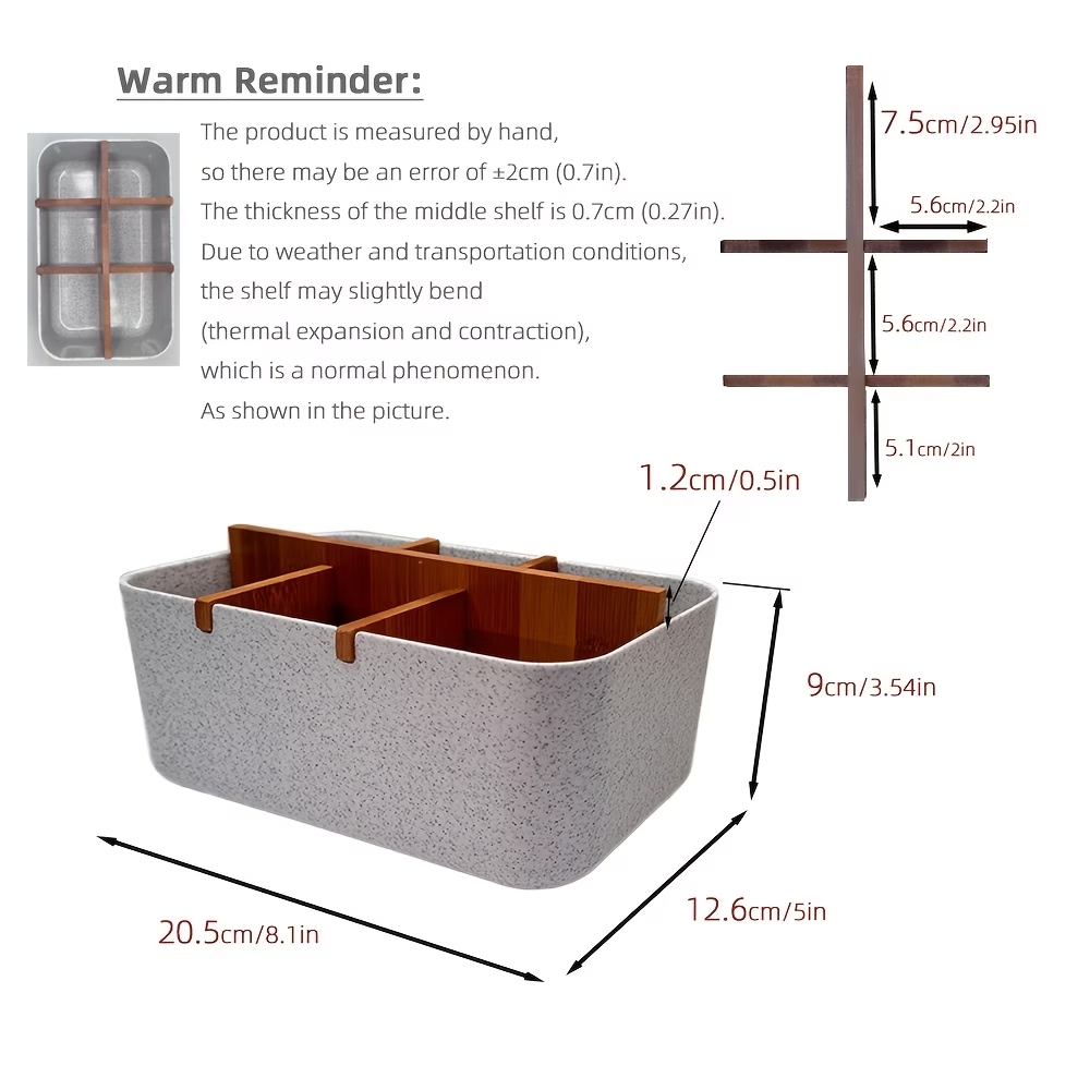 One deep carbonized storage box, suitable for offices, bedrooms, and studies.