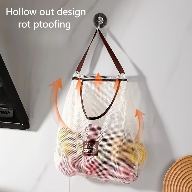 1 large multi-functional mesh storage bag