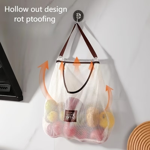 1 large multi-functional mesh storage bag