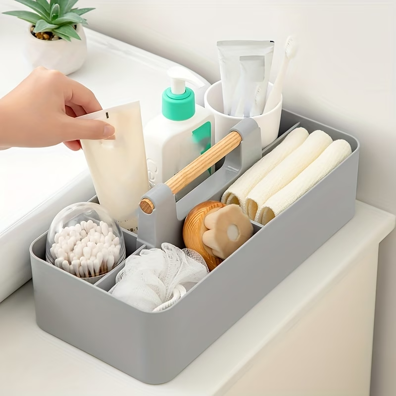 Stackable Bathroom Storage Box - Portable Storage Box