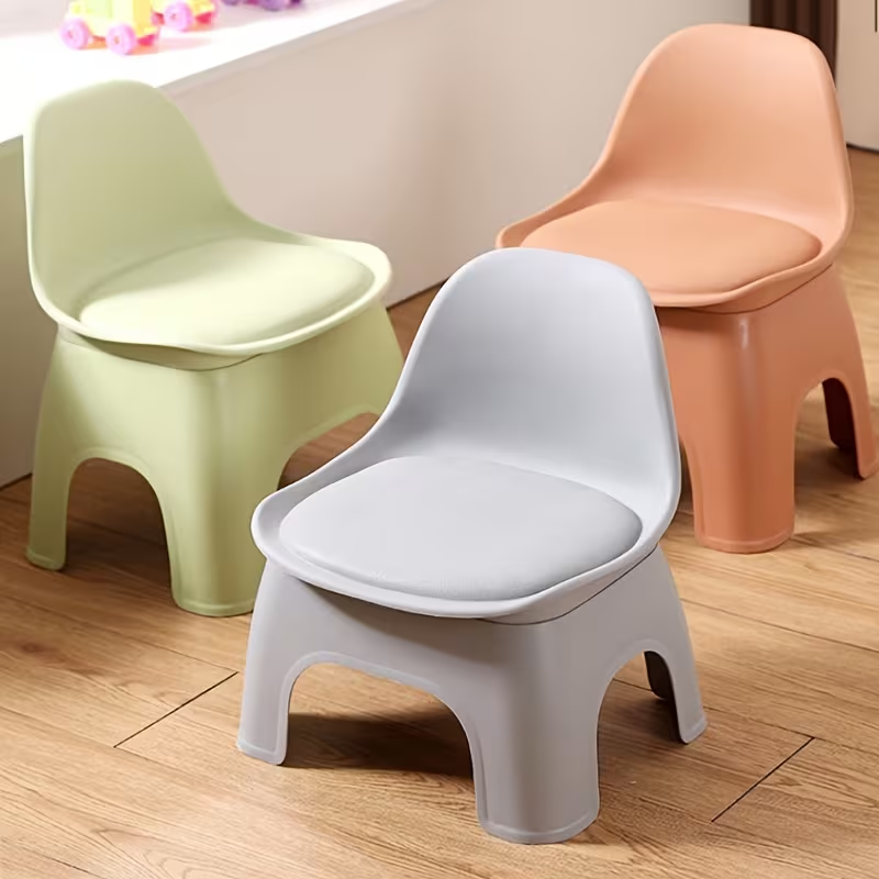 Plastic round stool, household chair, small stool, shoe stool