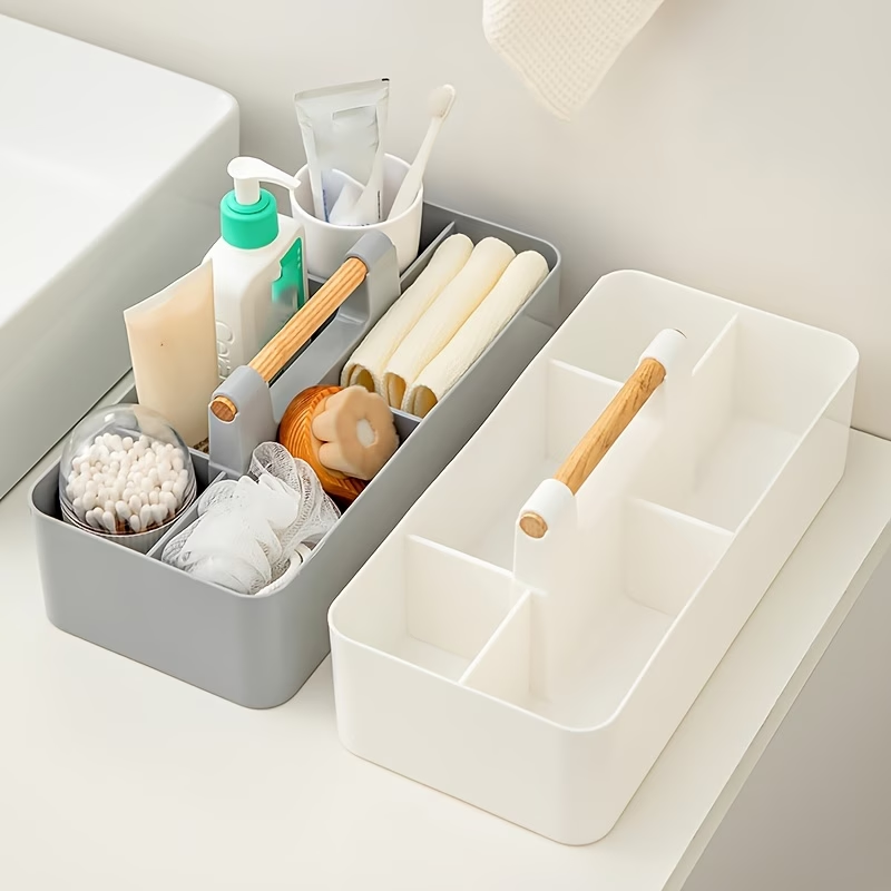 Stackable Bathroom Storage Box - Portable Storage Box