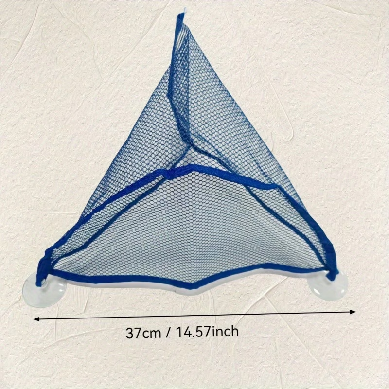 1  cup mesh storage bag, bathtub toy hanging bag
