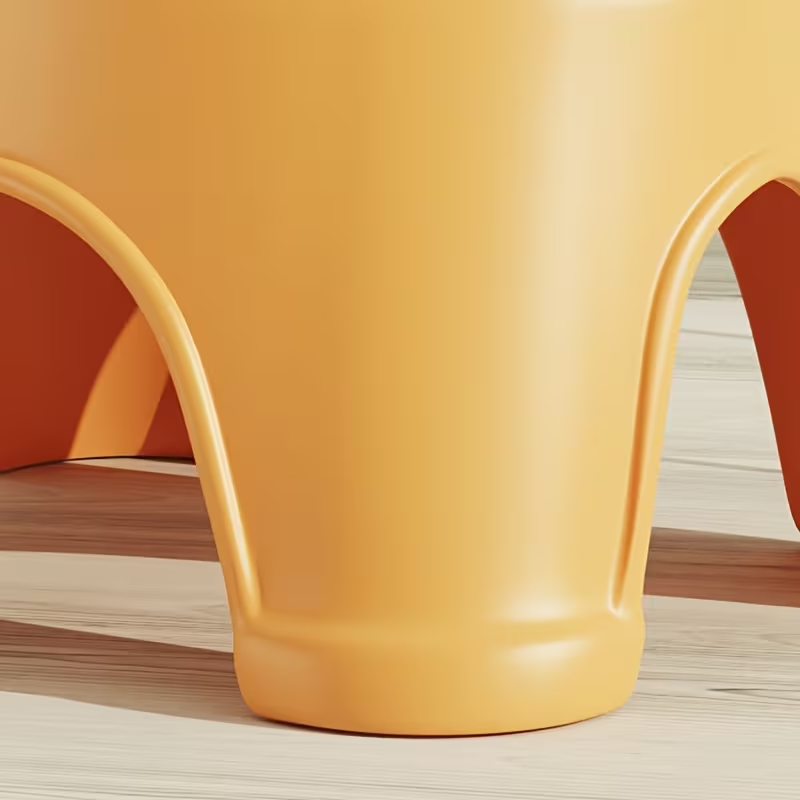 Thickened, stackable, sturdy and durable stylish non-slip footstool