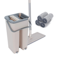 360° Flat Extrusion Microfiber Mop and Bucket Set