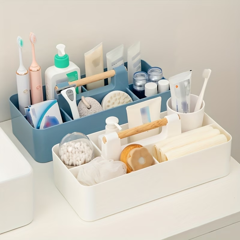Stackable Bathroom Storage Box - Portable Storage Box