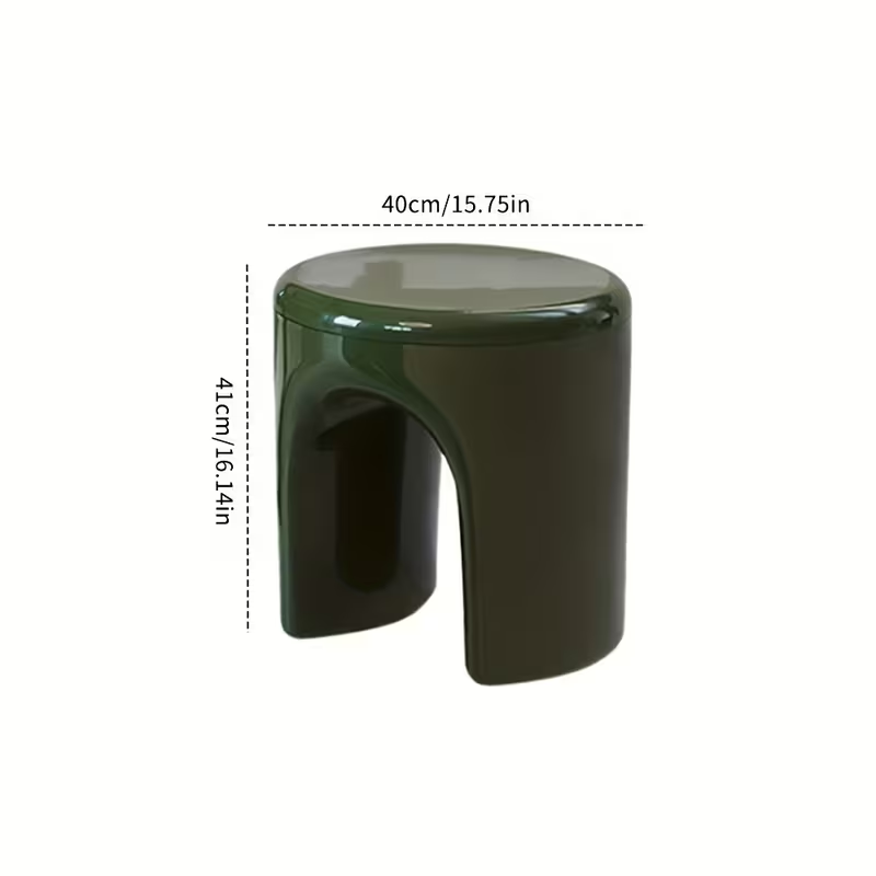 Classic Nordic style round shoe changing stool