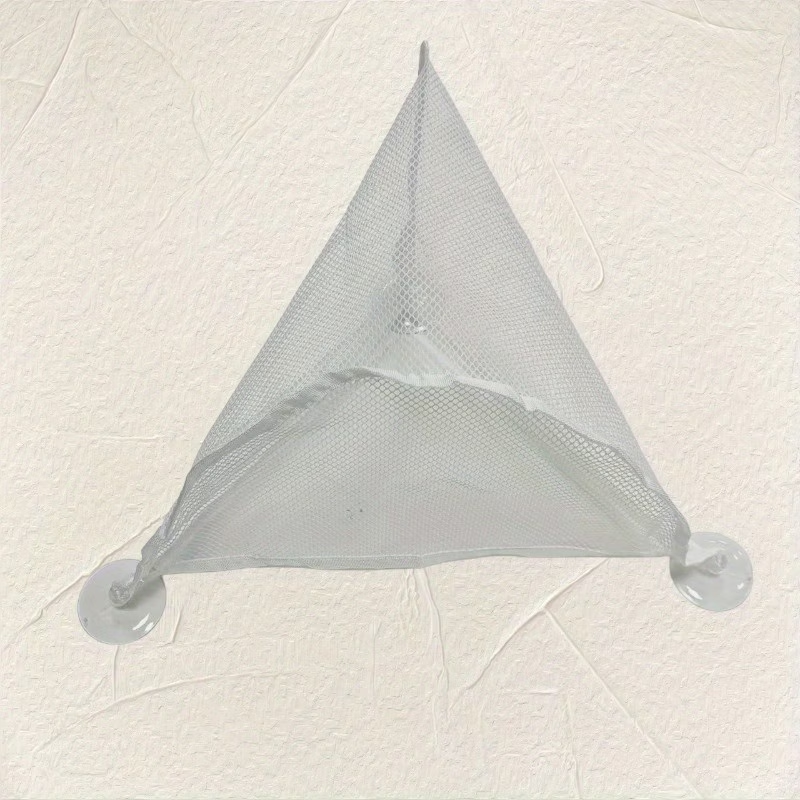 1  cup mesh storage bag, bathtub toy hanging bag