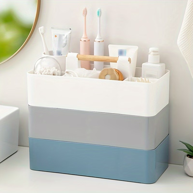 Stackable Bathroom Storage Box - Portable Storage Box