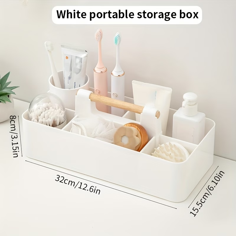 Stackable Bathroom Storage Box - Portable Storage Box