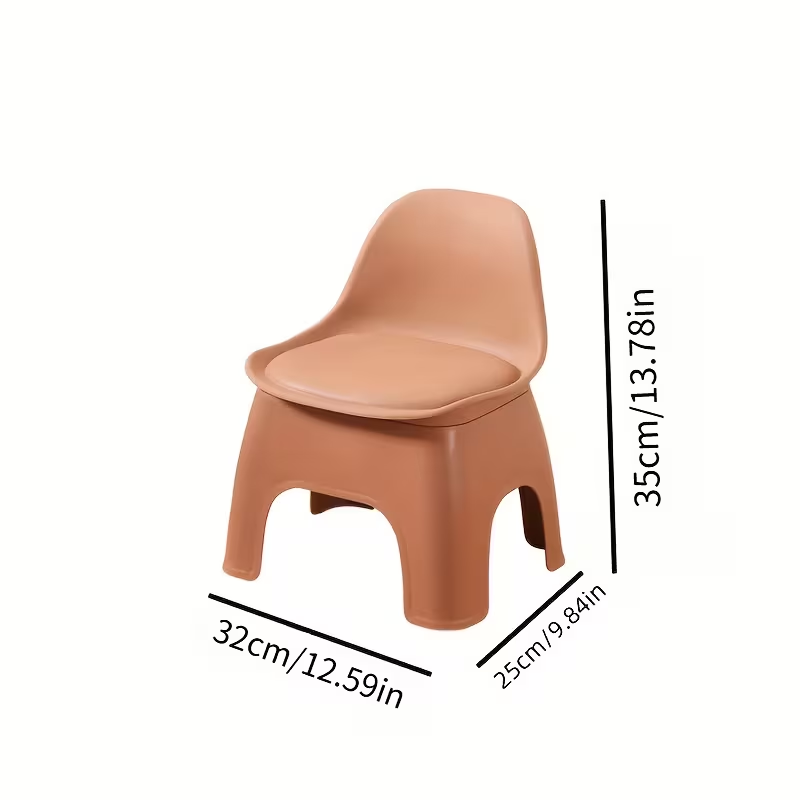 Plastic round stool, household chair, small stool, shoe stool