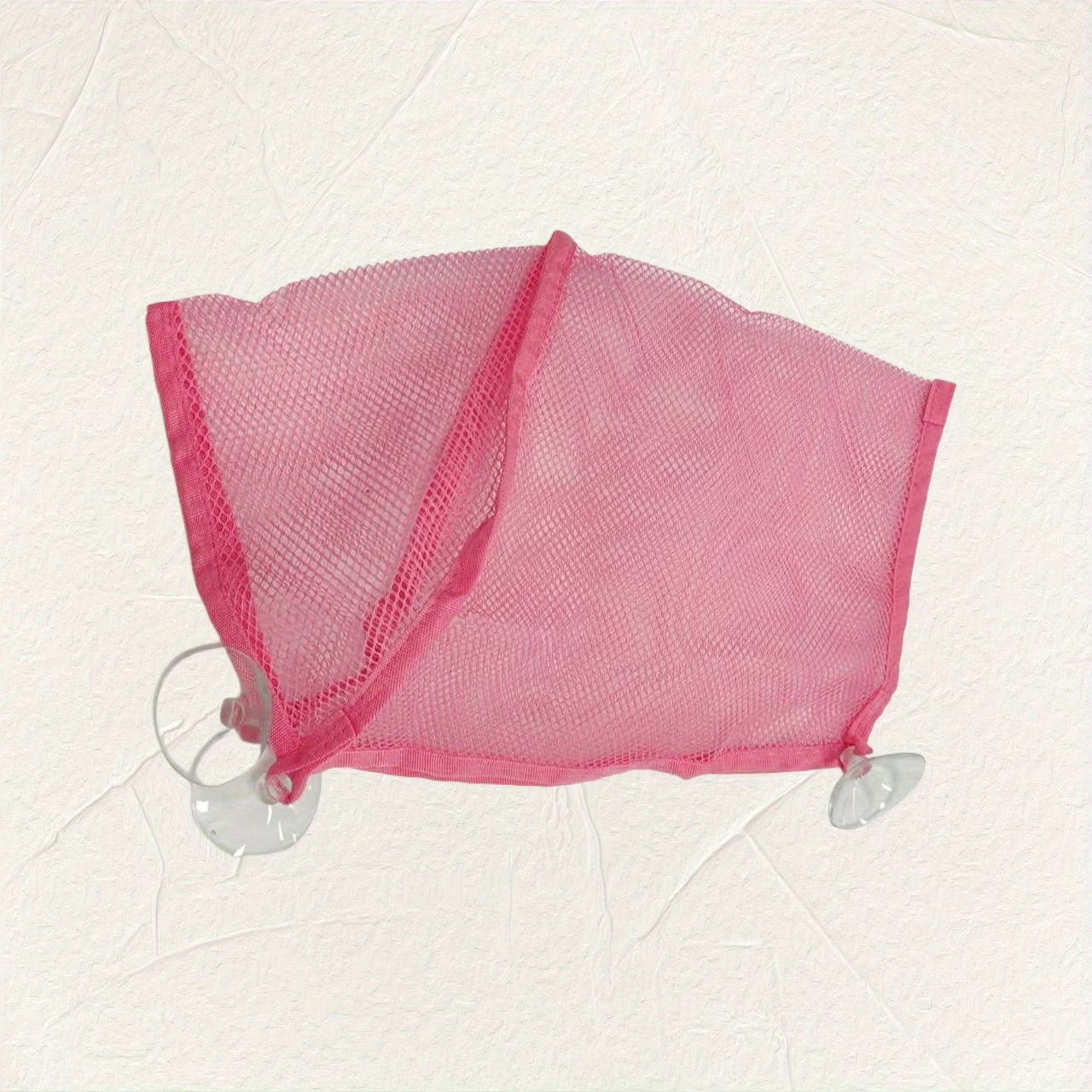 1  cup mesh storage bag, bathtub toy hanging bag