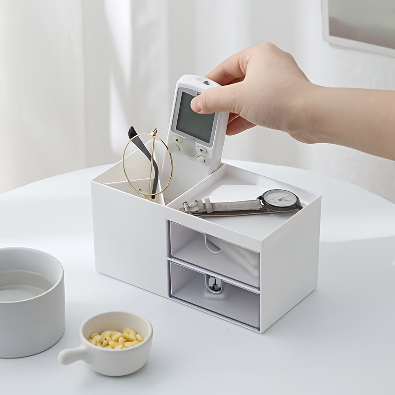 Drawer-style storage, multi-functional stationery storage box