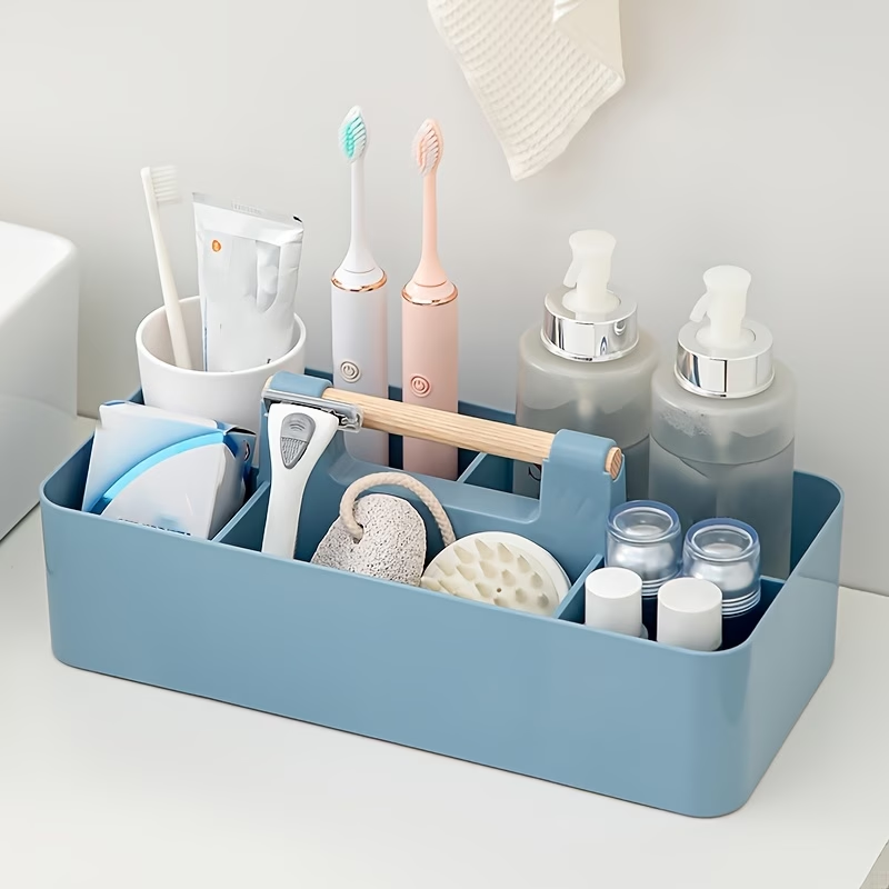 Stackable Bathroom Storage Box - Portable Storage Box