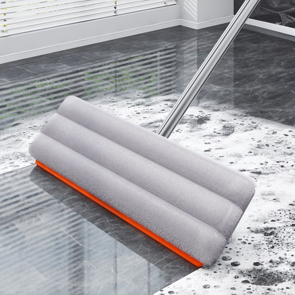 2-in-1 Hands-Free Flat Mop and Bucket Set - Wet and Dry Separation