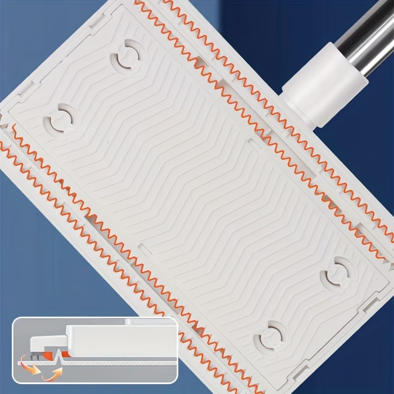 7-piece set (1 mop and 6 random cleaning cloths) hands-free mop, suitable for both wet and dry use.