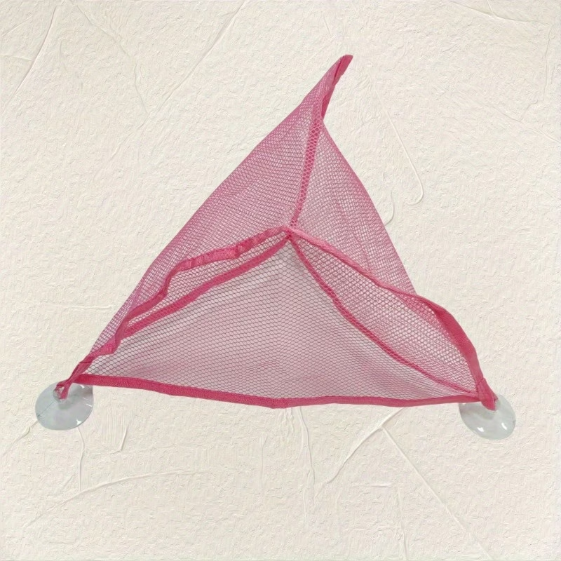 1  cup mesh storage bag, bathtub toy hanging bag